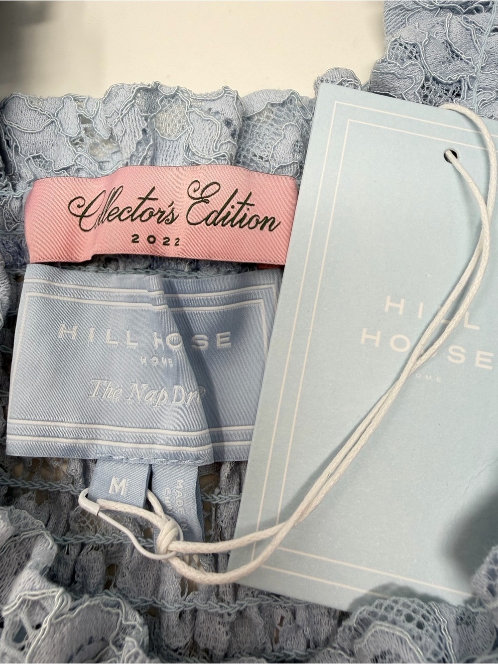 Hill House NWT The Collector's Edition Lace Ellie Nap Dress Blue Lace Size M - Picture 6 of 10